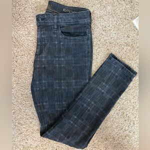 DL 1961 Instasculpt Dahlia subtle plaid figure perfecting jeans